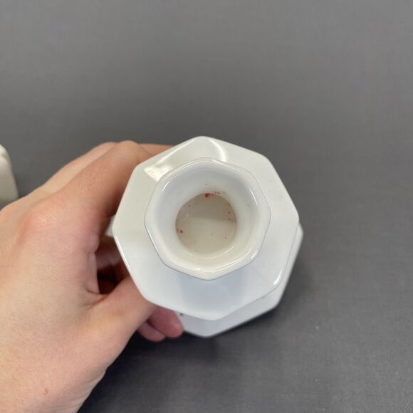 Nikko Christmastime Candlestick Holders 3 7/8" Set of 2 Holly and Berries - Picture 7 of 8